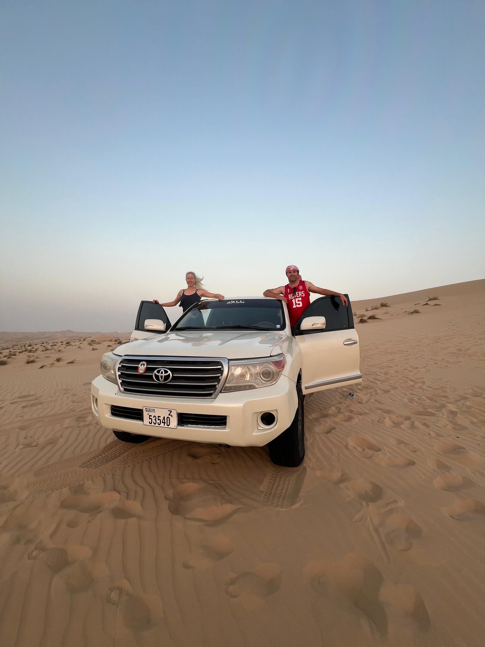 Arabic majlis seating in the desert