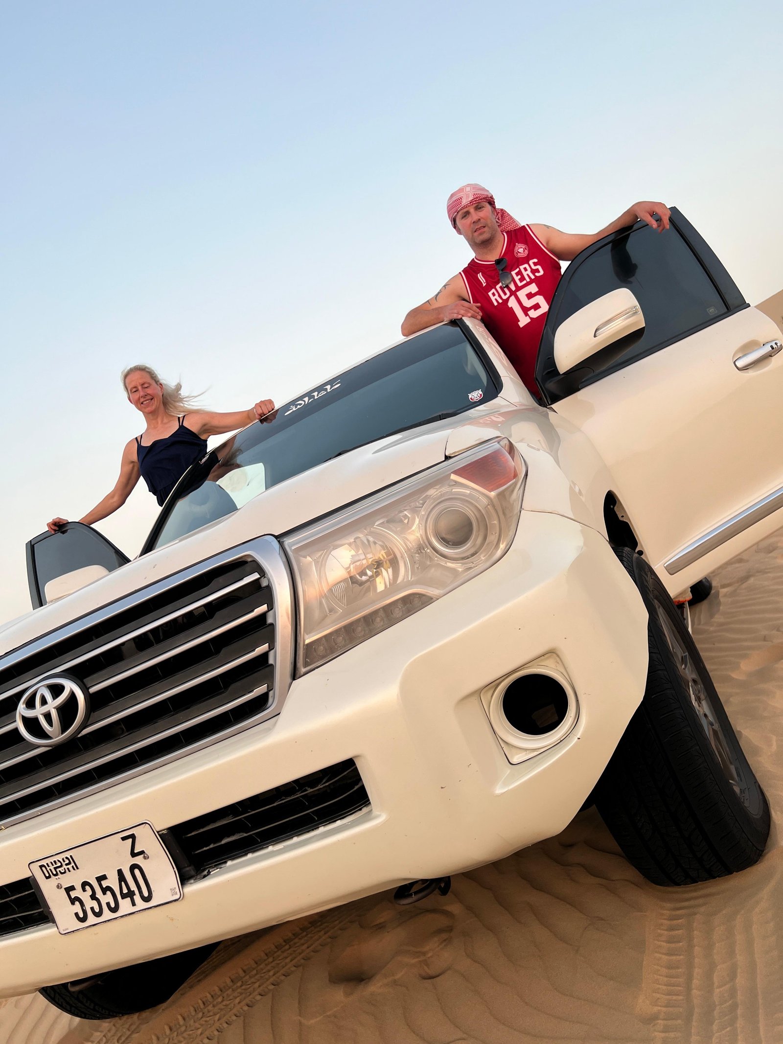 BBQ dinner at an Abu Dhabi desert camp