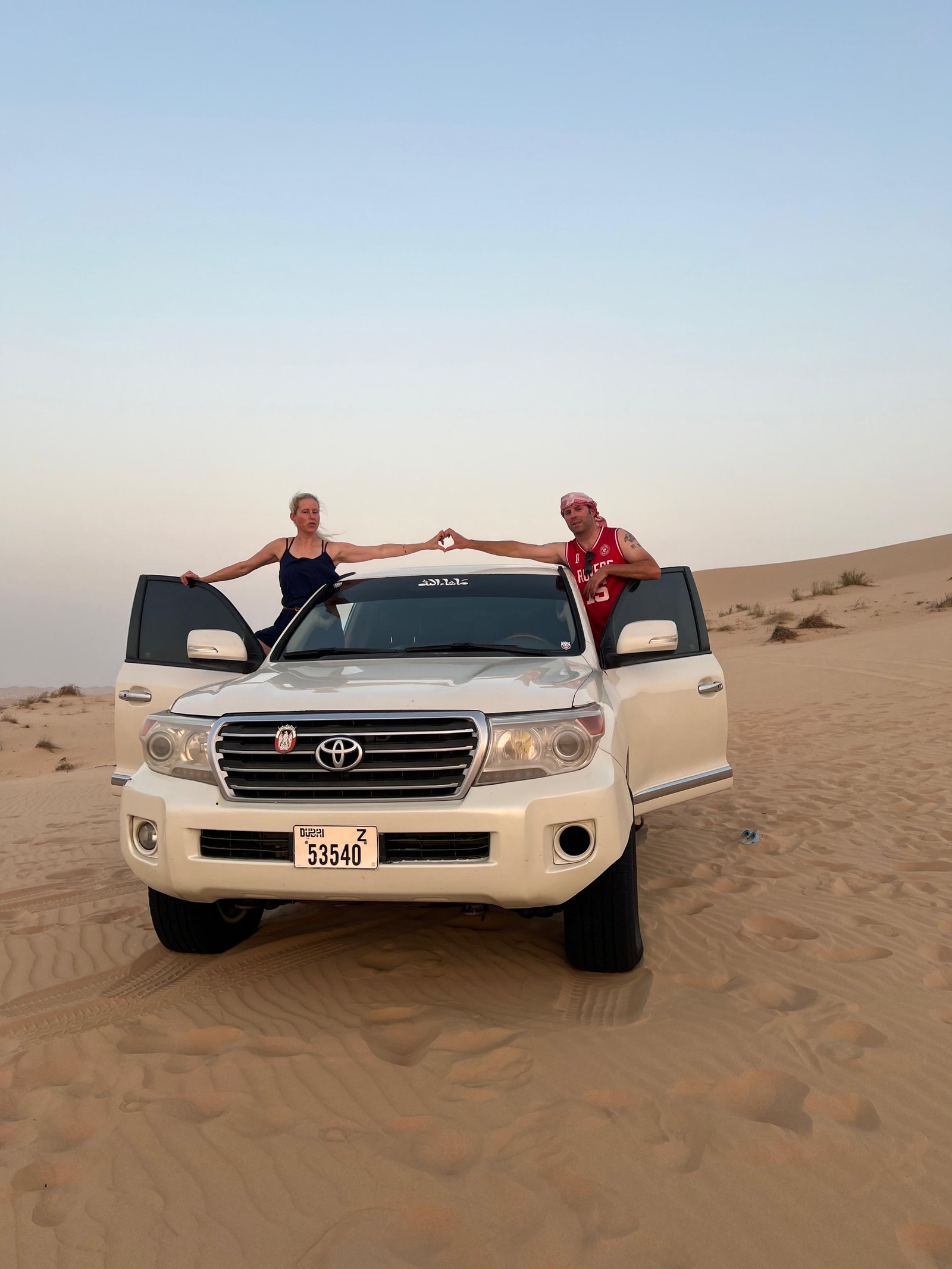 Traditional desert camp in Abu Dhabi